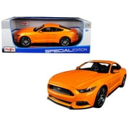 2015 Ford Mustang GT 5.0 Orange Metallic Special Edition" 1/18 Diecast Model Car by Maisto"