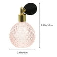 thumbnail image 2 of 1 Set de frasco de perfume vintage de 100 ml con atomizador y atomizador recargable. Frasco de vidrio vacío., 2 of 8