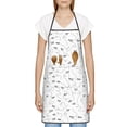 thumbnail image 3 of Yiaed Airplane Print Kitchen Apron with Hand Wipe Pockets,Big Pocket,Aprons for Women with Pockets, Waterproof for Cooking Baking, 3 of 7
