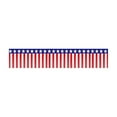 thumbnail image 1 of BINGLI Guirlande Patriotique à Franges en Feuille avec Fini Métallique - Serpentins Suspendus Rouges, Blancs et Argentés pour Jupes de Table du 4 Juillet, Décorations de Fête du Memorial Day (Options de 3 Longueurs), 1 of 9