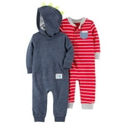 Child of Mine by Carter's Baby Boy Rompers, 2-pack