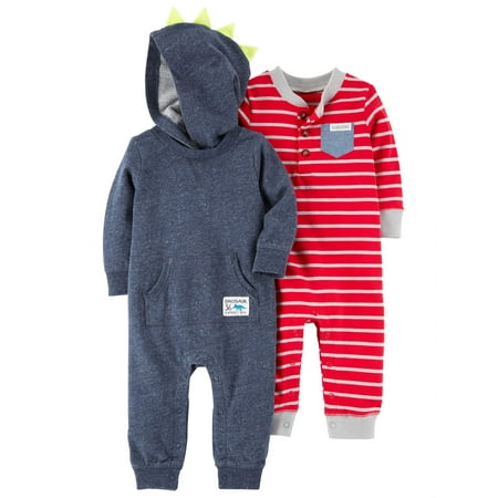 Child of Mine by Carter's Baby Boy Rompers, 2-pack