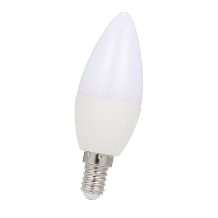 

Andoer WiFi Smart Bulb RGB+W+C Candle Bulb 5W E14 Dimmable Phone APP SmartLife/ Remote Control Compatible with Home Tmall Elf for Voice Control 1 pack