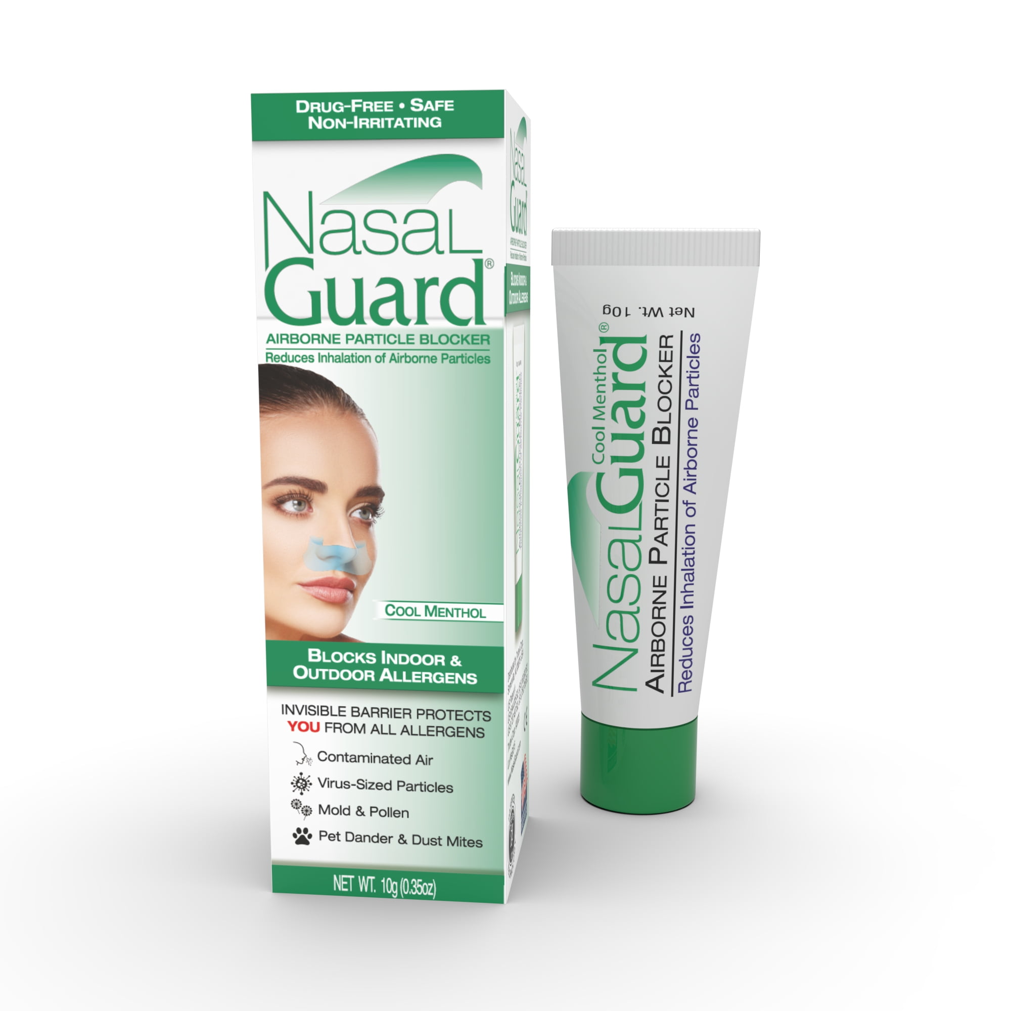 NasalGuard Allergy Relief and Allergen Blocker Nasal Gel DrugFree