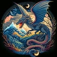 thumbnail image 1 of 5D DIY Con Taladro Dragón Volador Rugiente 30x30cm, 1 of 9