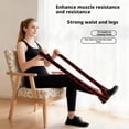 thumbnail image 2 of Bande de Résistance Extensible de Yoga à Multiples Boucles, Bande de Tension de Pilates Réglable à 8/12 Compartiments, Sangle de Mise en Forme Élastique pour Danseurs, Entraînement de Force, Entraînements de Flexibilité et d'Agilité, 5 Pi Bleu, 2 of 8
