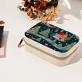 thumbnail image 7 of Christmas Velvet Portable Earring Holder with Removable Compartment: Display Case, Jewelry Box, Decorative Box - Gift!, 7 of 7