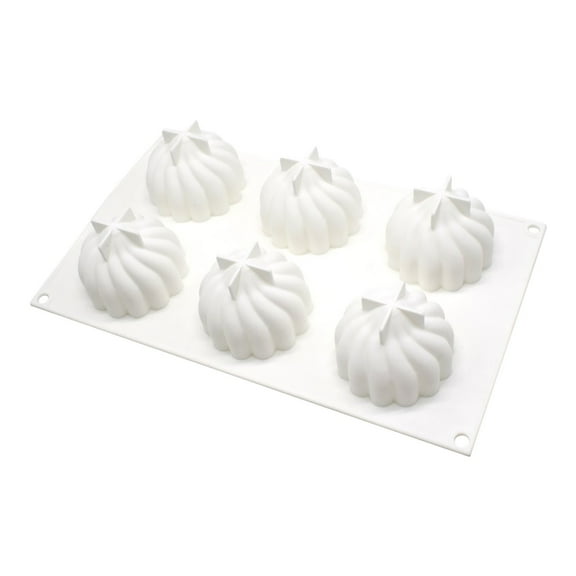 Clearance!FNGZ Silicone Mold Spiral Shape Silicone Molds Cake Tools Bakeware Baking for Making Cake Jelly French Dessert Silicone Cake White