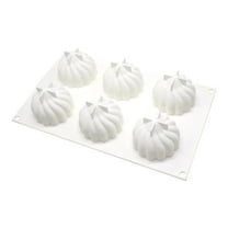 Clearance!FNGZ Silicone Mold Spiral Shape Silicone Molds Cake Tools Bakeware Baking for Making Cake Jelly French Dessert Silicone Cake White