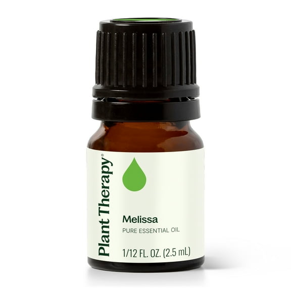 Plant Therapy Melissa Essential Oil 2.5 mL (1/12 oz) 100% Pure, Undiluted, Therapeutic Grade