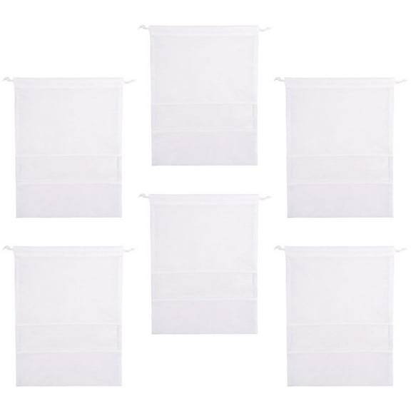 6 Pcs Shoe Storage Bag Clear Cosmetic Travel Cosmetics Organizer Bags Toiletry Skin-friendly Keeper Makeup