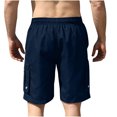 thumbnail image 5 of Men's Casual Solid Color Beach Work Shorts Pants,9" Board Shorts with Pockets Beach Shorts., 5 of 8