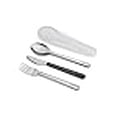 thumbnail image 3 of Joseph Joseph GoEatâ„¢ Stainless-steel Travel Cutlery utensil Set - Knife, Fork & Spoon, Green, 3 of 4