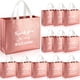 thumbnail image 1 of 12 bolsas de regalo reutilizables Sanwuta, color oro rosa, 31 x 12 x 28 cm, 1 of 6