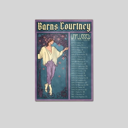 Music Poster Barns Courtney US Acoustic Tour 2026 Size 24''x36'' Goldengate
