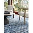 thumbnail image 4 of Dash & Albert Denim Chindi Hand Hooked Cotton Rug, 5' x 8', Blue, 4 of 8