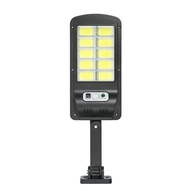 Wosthever 160 COB Solar LED Farola Impermeable PIR Sensor de movimiento Lámpara de control remoto inteligente 1200W Jardín exterior Luz de pared de Iluminación y accesorios lámpara de rejilla 10 Wosthever HA005678-02B