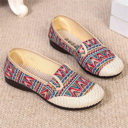 

Cathalem Slingback Shoes for Women Single Shoes Comfortable Shoes Fashion Soft Sole Shoes Casual Casual Summer Sandals for Women Red 8