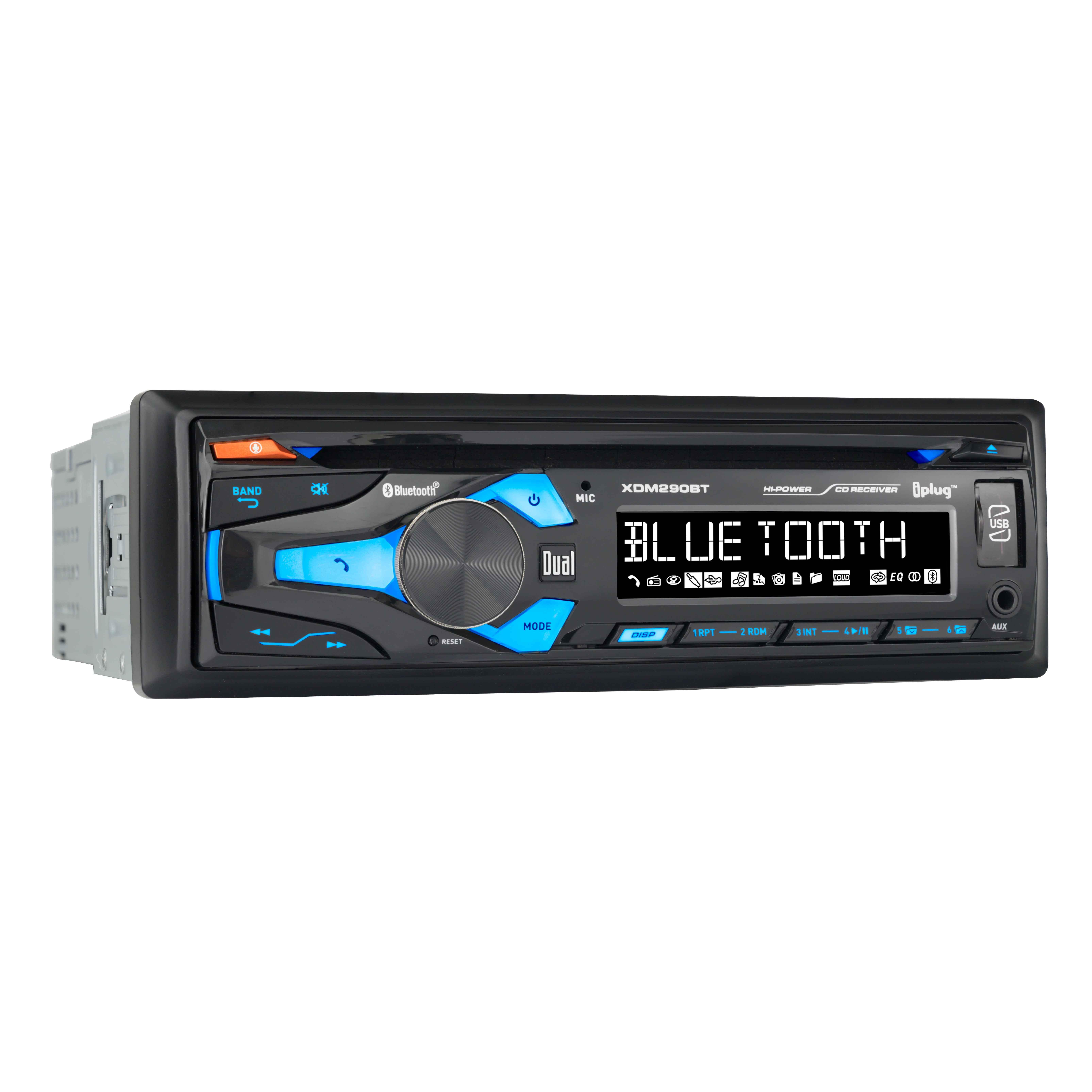 Single DIN USB Car Radio Bluetooth Stereo Audio Car MP3 Player Dual USB SD AUX 