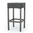 thumbnail image 6 of Colina Outdoor 3 Piece Wicker Bar Island Set, Multibrown, 6 of 12
