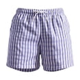 thumbnail image 4 of Hurxie Men's Pajama Shorts, Soft Woven Pajama Shorts for Men Plaid Pj Bottoms Multicolor,S, 4 of 5