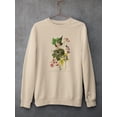 thumbnail image 3 of Black And Yellow Warblers I Sweatshirt Men -John James Audubon Designs, Male 4X-Large, 3 of 4
