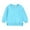 Blue, variant on Infant Baby Boys Girls Crewneck Sweatshirt Long Sleeve Fleece Keep Warm Small and Medium Children Casual Basic Pullover Solid Outwear Top Baby Winter Clothes Hot Pink