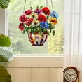 thumbnail image 6 of Vggrvlo Stained Glass Window Hanging Colourful Flowers Suncatcher Housewarming Gift for Mom, Grandma for Christmas Tree Decoration, Birthday Gift for Mom, 6 of 6