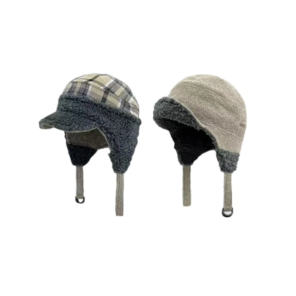 Heisall Women's Reversible Winter Trapper Hat with Fleece Lining and Adjustable Ear Flaps for Cold Weather Protection