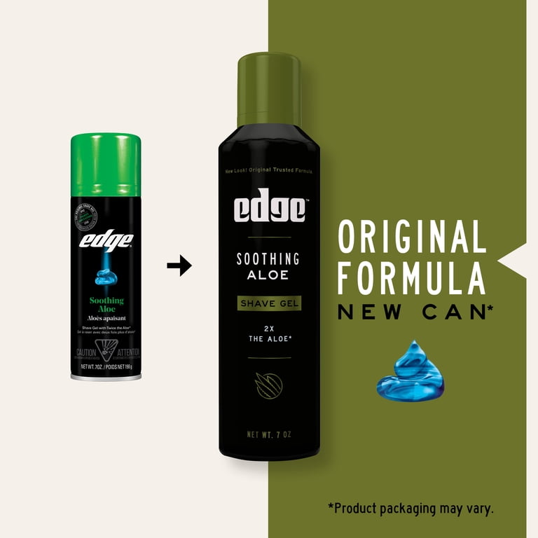Edge Soothing Aloe Shave Gel for Men, 7 oz photo 2