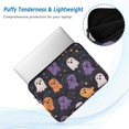 thumbnail image 2 of FORMRS 13"-13.3" Laptop Sleeve Protective Case Soft Carrying Quilted Computer Bag Cover, Orange Halloween Ghosts, 2 of 7