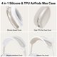 thumbnail image 3 of Funda de silicona para auriculares AirPods Max MINDRESY, color blanco, 3 of 7