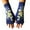 519_Blue#1, variant on Women's Gloves Mittens 2023 Handembroidered Gloves Women'S Knitted Gloves Floral Gloves Winter Warm Gloves Hand Woven Fingerless Embroidered Gloves, Women's Accessories Gloves Mittens
