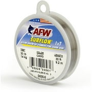 AFW D135-0 Surflon Nylon Coated 1x7 Stainless Leader Wire 135 lb