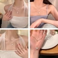 thumbnail image 3 of Collier Cœur à Double Couche Collier de Perles d'Été Lot R1, 3 of 9