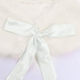 thumbnail image 4 of YUUMIN Kids Girls Faux Fur Shoulder Cape Wedding Flower Dress Wraps Bolero Shrug Beige One_Size, 4 of 4