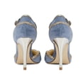 thumbnail image 3 of XYD Women Elegant T-strap Thin High Heel Buckle Pumps Pointed Closed Toe D'Orsay Sandals Party Evening Shoes Size 15.5 Blue, 3 of 4