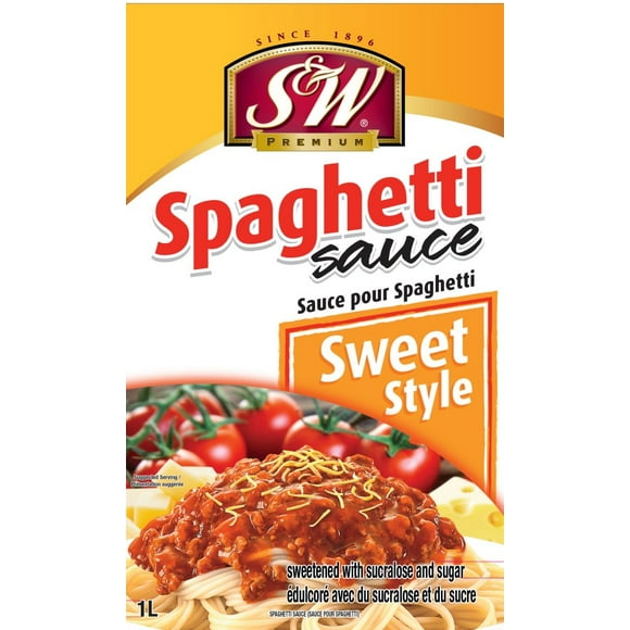 S&W Spaghetti Sauce Sweet Style