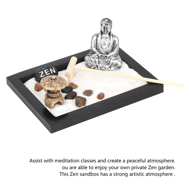 Bandeja De Jardín Zen De Meditación, Decoración De Jardín, Caja De Zen única Clásica Para Decoración De Oficina