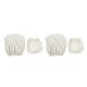 thumbnail image 4 of Monstrate Paquete de 2 fundas para sillas de oficina fundas para respaldo de cojín desmontables resistentes al desgaste blanco 2piezas, 4 of 6
