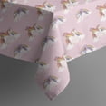 thumbnail image 5 of Pink Unicorn Group Pattern Square Tablecloth,Waterproof Square Table Cover,Wipeable Spillproof Washable Table Cover for Home Kitchen Party Decor 42"X42"(107x107cm), 5 of 6