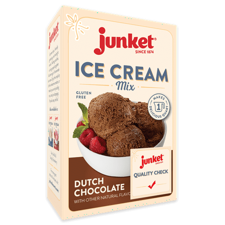 Junket Ice Cream Mix Dutch Chocolate  4 Ounce