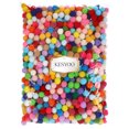 thumbnail image 4 of 1000 Uds bolas de pompones de colores bolas de felpa esponjosas accesorios de pompones para niños manualidades creativas DIY, 4 of 8