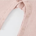 thumbnail image 5 of SERTG Baby Girls Ruffle Neck Bodysuit Long Sleeve Jumpsuit Lightweight Cotton Everyday Wear Snap Closure Comfort Fit Infant One-Piece Outfit(Pink,3-6 Months), 5 of 7