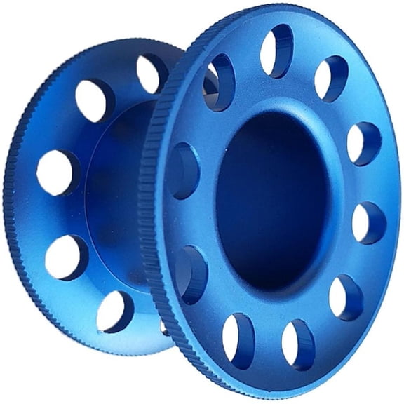 Lerpwige Compacts Miniature 10 Hole Diving Reel Aluminum Alloy for Professional Diver
