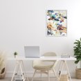thumbnail image 3 of Stupell Industries Modern Flowing Stippled Brushstrokes White Framed Giclee Art, 16 x 20, by Lisa Ridgers, 3 of 8