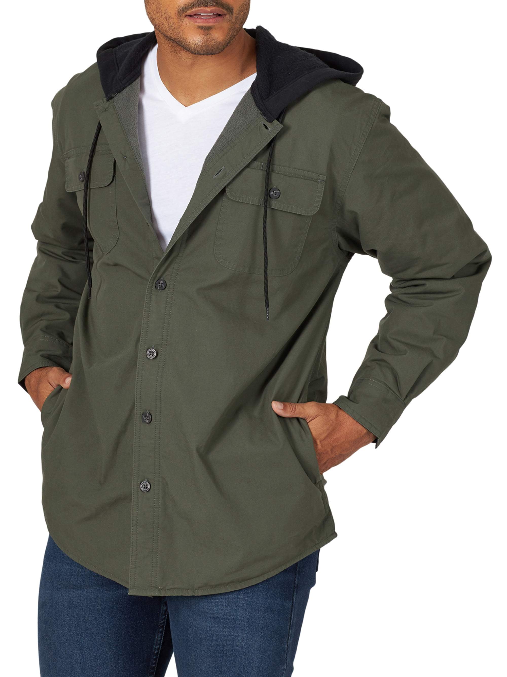 Wrangler Men's Fleece Lined Shirt Jacket 