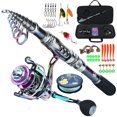 thumbnail image 6 of Sougayilang Portable Telescopic Fishing Rod and Spinning Reel Combos - Fishing Carrier Bag, 6 of 7