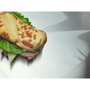 15 X 15" .8 Mil BOPP Polypropylene Plastic Food Wrapping Sheets (1,000 Sheets)