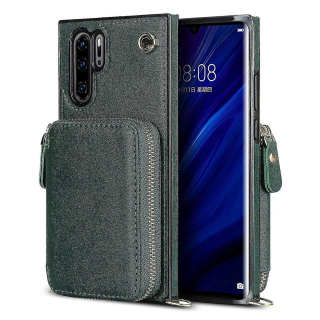 Funda tipo cartera para Huawei P30 Pro con tarjetero y correa para el hombro para mujer p202411261300